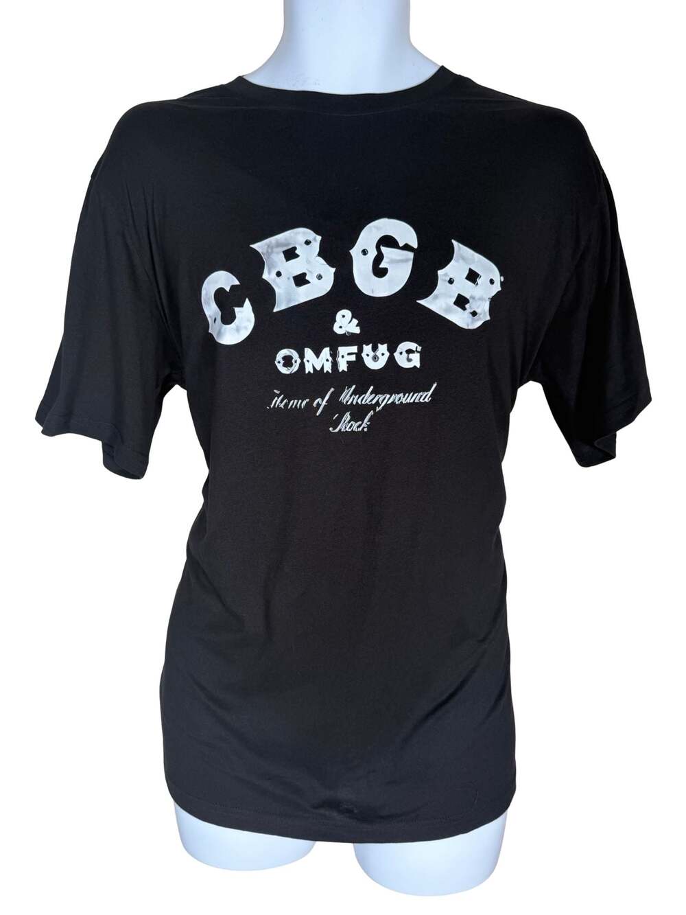 CBGB & OMFUG Home Of Underground Rock Black T-Shirt
